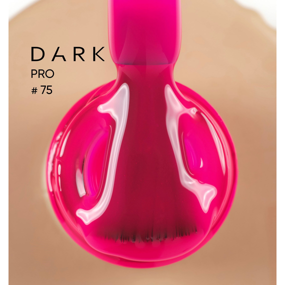 База для ногтей DARK PRO base №75, малиновый, 15 мл