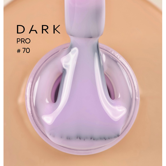 База для ногтей DARK PRO base №70, лавандовая, 15 мл