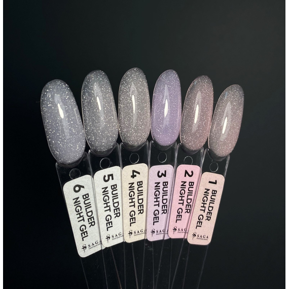 Гель для ногтей Saga Builder Night gel №04, 15 мл, изображение 2