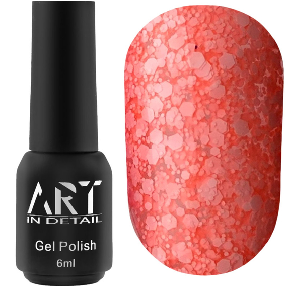 Гель-лак для ногтей ART Bubble №B002, коралловый 6 мл