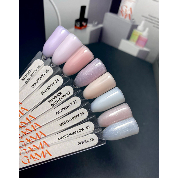 Гель GaMa Simple gel №25, кукольный, 15 мл, Цвет: Розовый, изображение 2