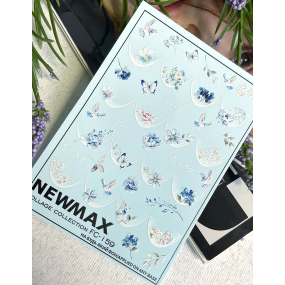 Слайдер дизайн Collage 159 цветы френч