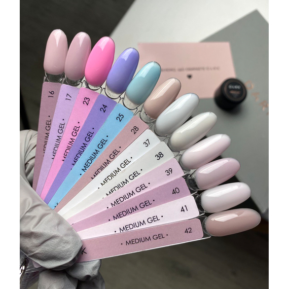 Гель DARK Medium Gel №25, без кисточки, 15 мл, изображение 2