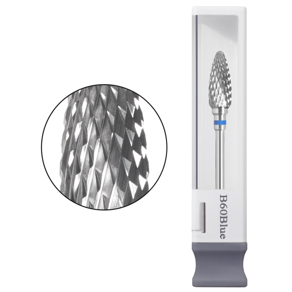 Насадка фреза твердосплавна GAMA Carbide max B60 Blue, кукурудза опукла синя