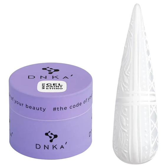 Гель-краска DNKA Ethno Paint White, белая, 5 мл