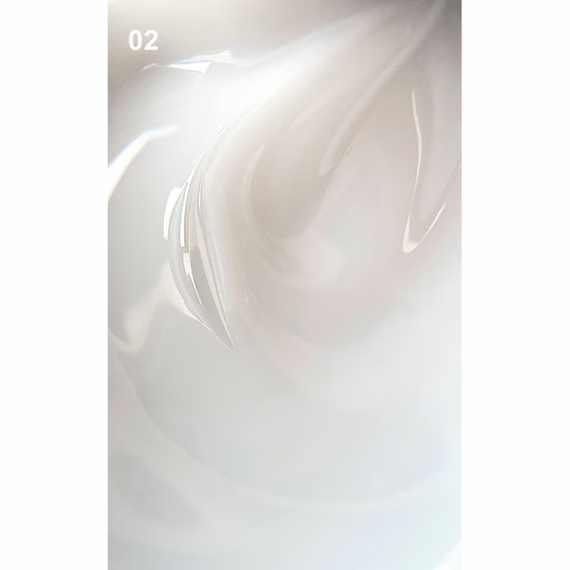 Liquid acrylic gel Edlen Water Acrygel Nude No. 02, 15 ml, Color: Lactic, 3 image