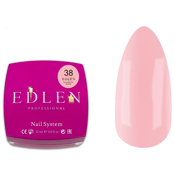 Гель Edlen Builder Gel Butterfly №38, 30 мл