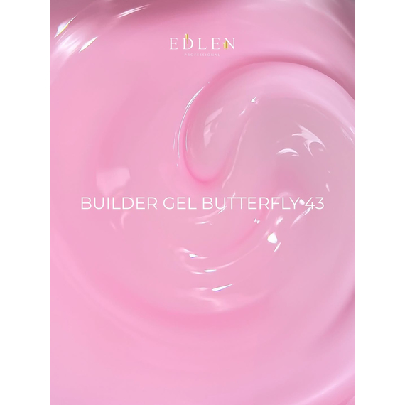 Гель Edlen Builder Gel Butterfly №43, 30 мл, изображение 4