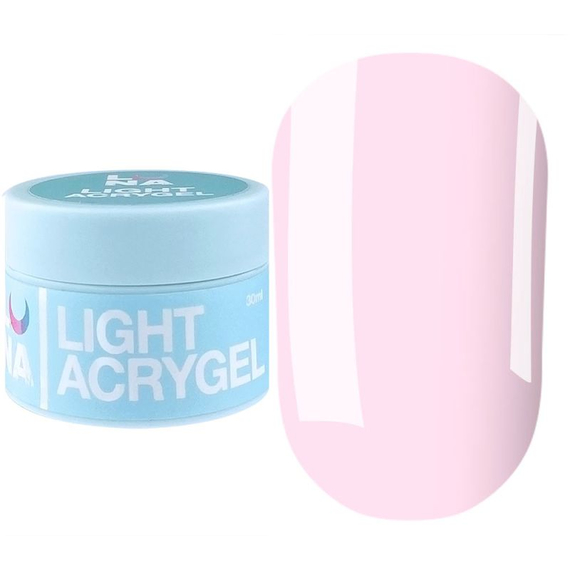 Акрил-гель Luna Light Acrygel №4 жидкий, розовый, 30 мл, Цвет: Розовый