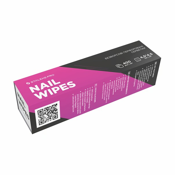 Салфетки безворсовые Staleks перфорированные, 400 шт, изображение 5