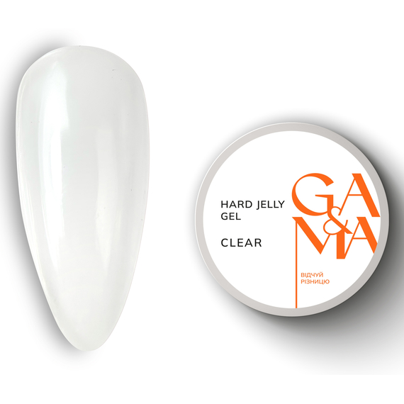Гель-желе GaMa Hard Jelly gel Clear прозрачный, 15 мл