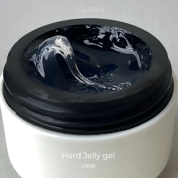 Гель-желе GaMa Hard Jelly gel Clear прозрачный, 30 мл, изображение 3