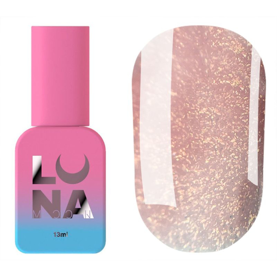 Акрил-гель Luna Light Acrygel №52 жидкий, бежевый, светоотражающий, с кисточкой, 13 мл, Цвет: Бежевый