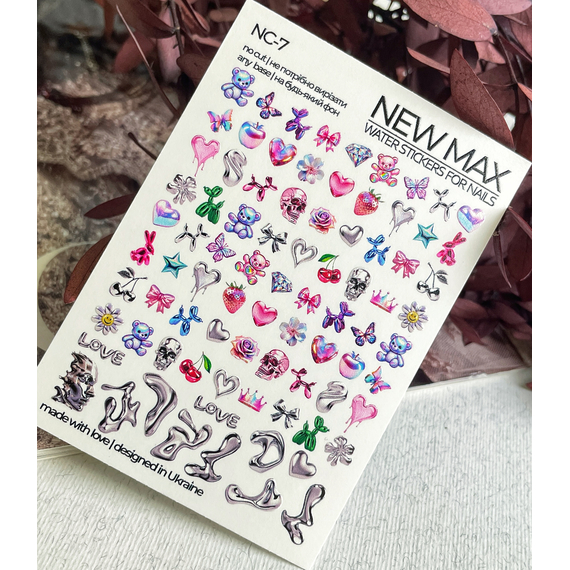 Слайдер дизайн NewMax NC007 металлический, без вырезания