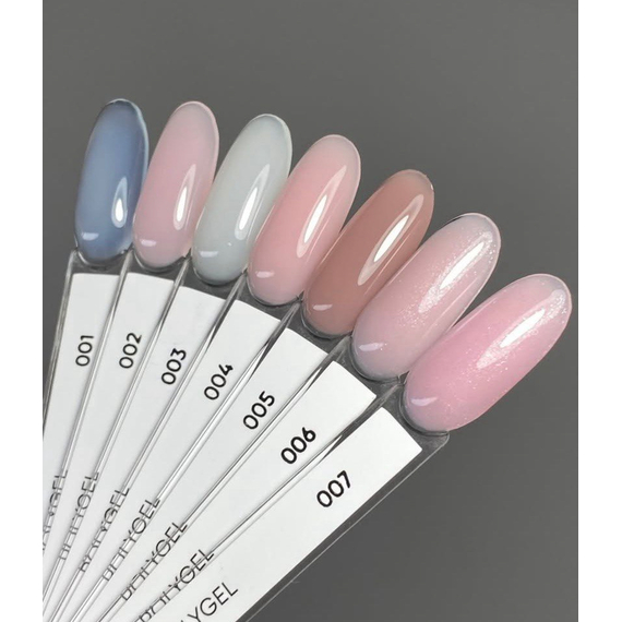 Acrylic gel DARK PolyGel No. 07, pink with shimmer in a tube, 30 ml, Color: Pink, 2 image