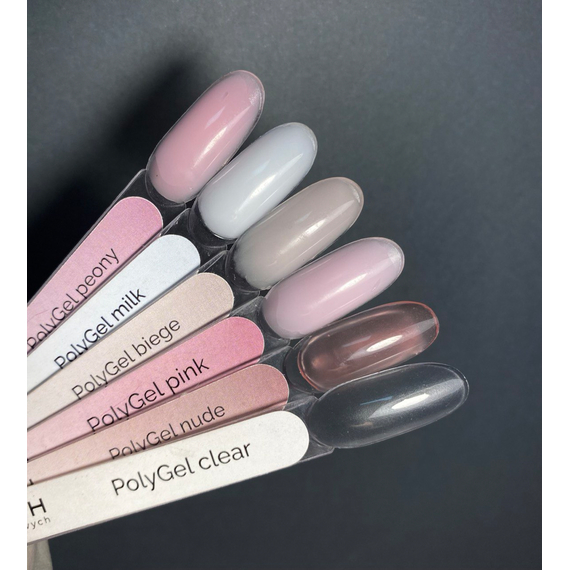 Акрил-гель для ногтей Touch Polygel Milk, молочный, 30 мл, изображение 2