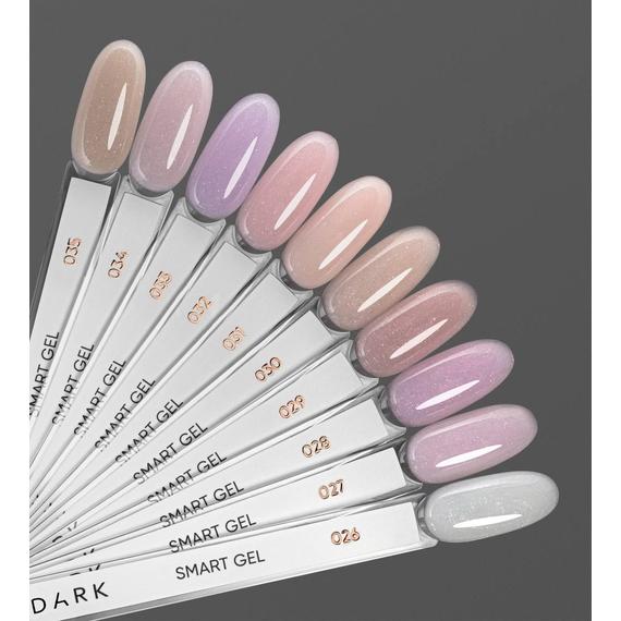 Гель для ногтей DARK Smart Builder gel №28, розовый с шиммером, 15 мл, изображение 3