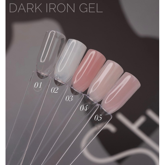 Гель желе DARK Iron gel №03 нюдово-розовый, более густой, 15 мл, Цвет: Розовый, изображение 2