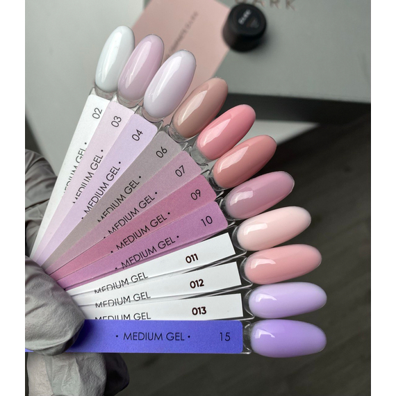 Гель DARK Medium Gel №03, без кисточки, 15 мл, изображение 2