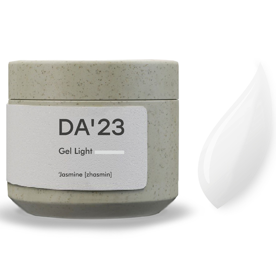 Гель для ногтей DA_23 Light Gel Jasmine, жасмин, 30 мл