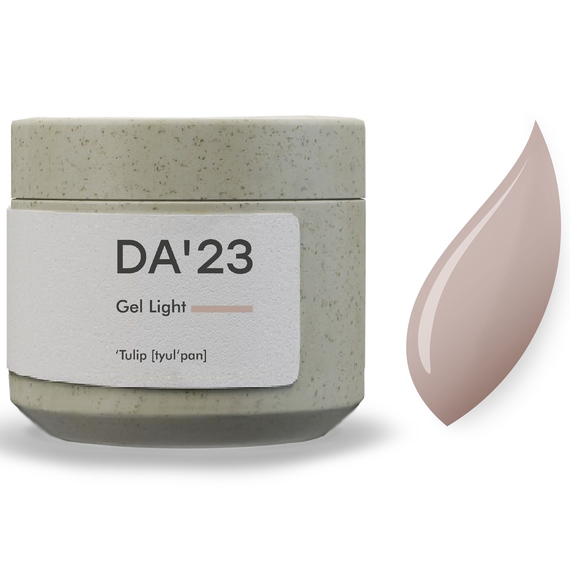 Гель для нігтів DA_23 Light Gel Tulip, тюльпан, 30 мл