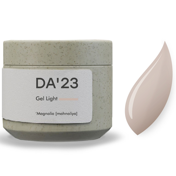 Nail gel DA_23 Light Gel Magnolia, magnolia, 15 ml
