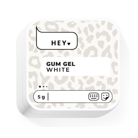 Гель жуйка HEYLOVE Gum gel White, білий, 5 г
