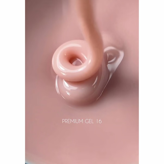Гель Luna Gel Premium №16 мокко, 30 мл, Цвет: Бежевый, изображение 4