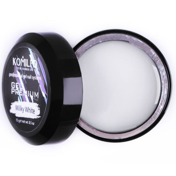Komilfo Gel Premium Milky White 15 г