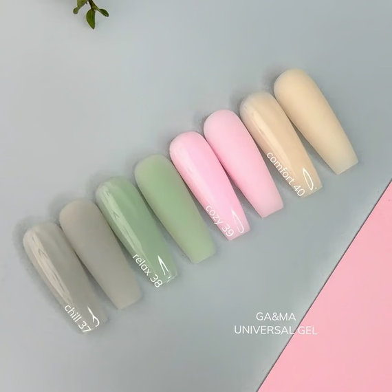 Гель универсальный GaMa Universal gel жидкий №39 Cozy, зефирно-розовый, 15 мл, Цвет: Розовый, Обьем: 15 мл, изображение 2