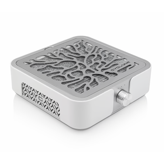 Вытяжка для маникюра BUCOS CYCLONE X3 SILVER с угольным НЕРА-фильтром 72 Вт.