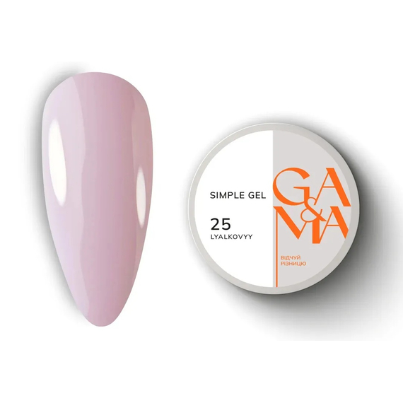 Гель GaMa Simple gel №25, кукольный, 50 мл
