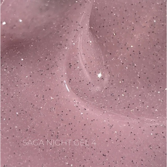 Гель для ногтей Saga Builder Night gel №04, 15 мл