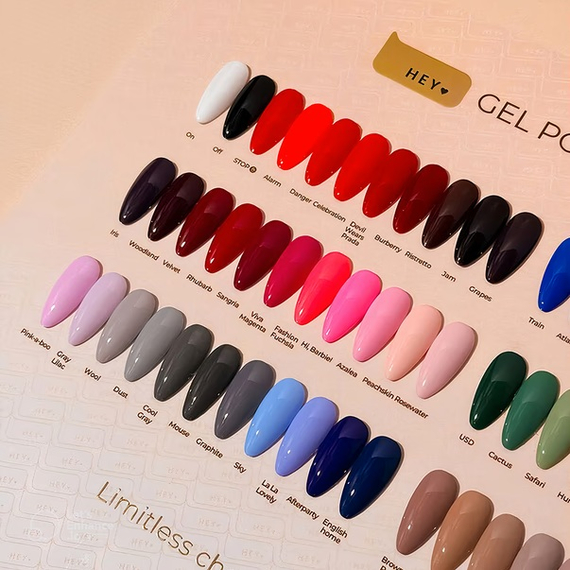 Гель-лак HEYLOVE Gel Polish Cool Gray, холодный серый, 15 мл, изображение 2