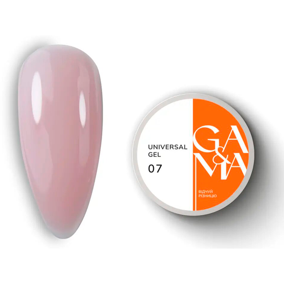Гель универсальный GaMa Universal gel жидкий №07, бежевый, 50 мл