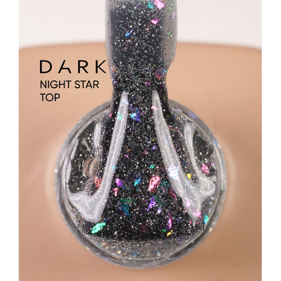 Топ DARK Night star Top, прозрачный с блестками, 10 мл