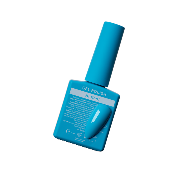 Гель-лак HEYLOVE Gel Polish Hi Ken, голубой, 15 мл, изображение 3