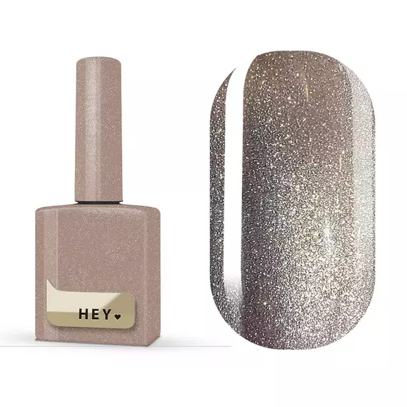 HEYLOVE gel Polish Charm, cat`s eye, bronze, 15 ml