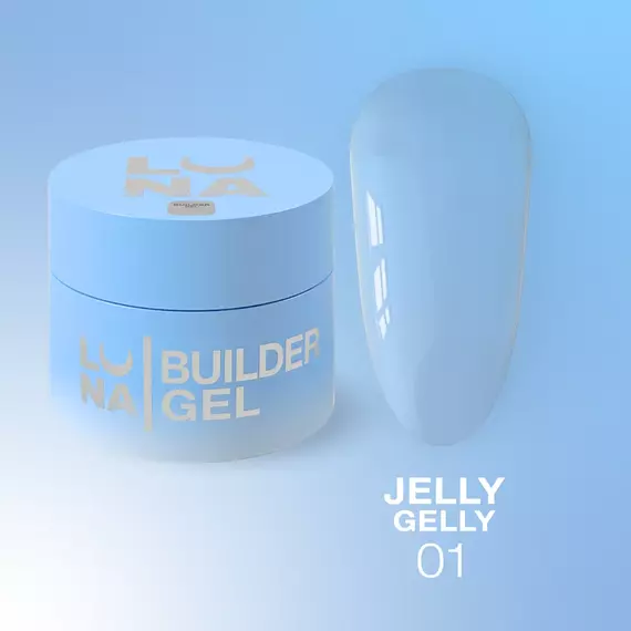 Гель-желе Luna Jelly Gelly №1 прозорий, 15 мл, Колір: Прозорий