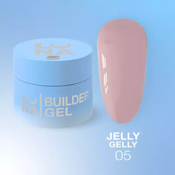 Гель-желе Luna Jelly Gelly №5 лиловый, 15 мл, Цвет: Лиловый