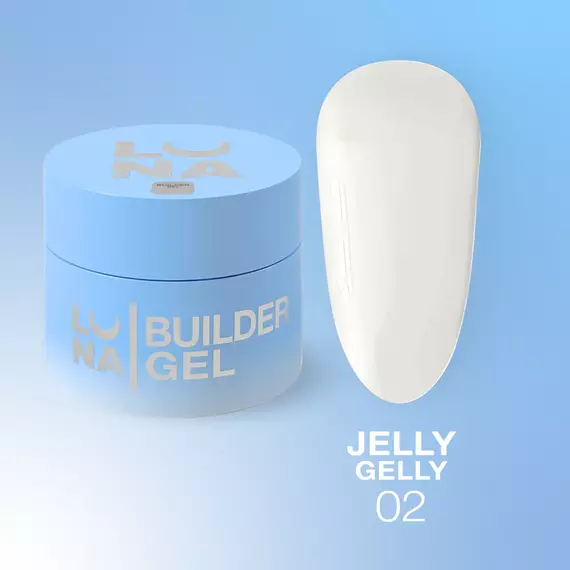 Гель-желе Luna Jelly Gelly №2 молочный, 15 мл, Цвет: Молочный