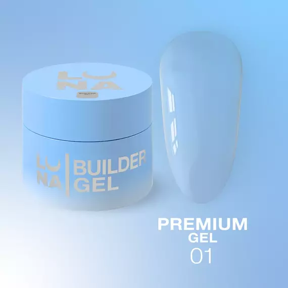 Гель Luna Gel Premium №1 прозрачный, 50 мл