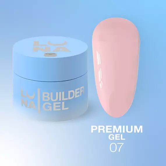 Гель Luna Gel Premium №7 безвкусно-розовый, 50 мл
