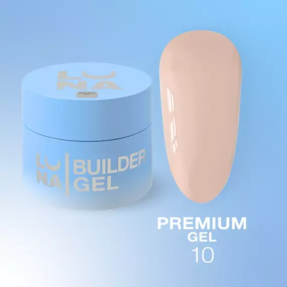 Gel Luna Gel Premium No. 10 beige, 15 ml, Color: Beige