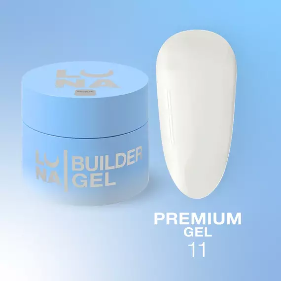 Гель Luna Gel Premium №11 молочный, 30 мл, Цвет: Молочный