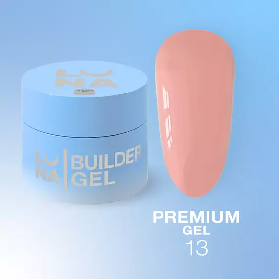 Гель Luna Gel Premium №13 нюд, 15 мл