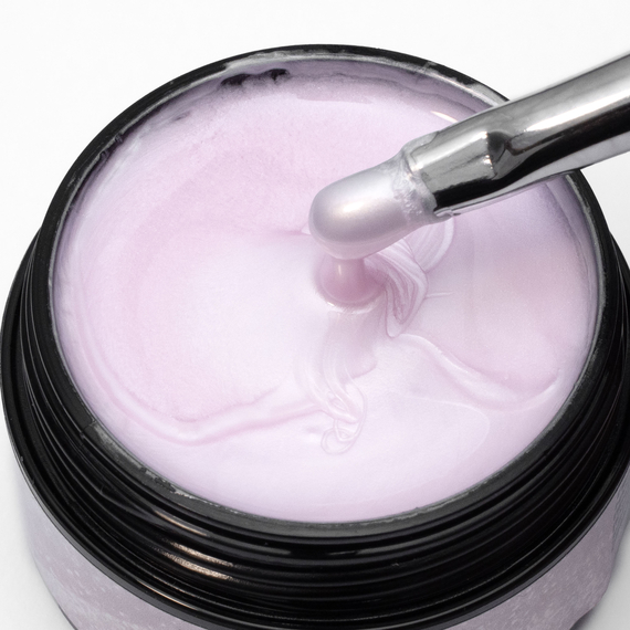 Гель для ногтей Komilfo Pearl Gel №003, розовый, 15 мл, изображение 3