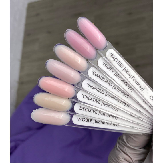 Гель желе для ногтей DA_23 Excited, взволнованный, 30 мл, изображение 2