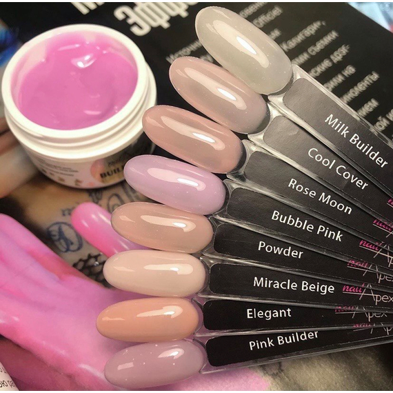 Гель желе NailApex Miracle Beige моделюючий 50 мл, Об`єм: 50 мл, зображення 2