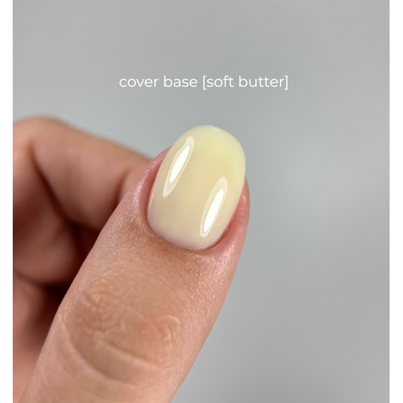 База для ногтей Touch Cover base Soft Butter, сливочно-лимонная, 13 мл, изображение 3